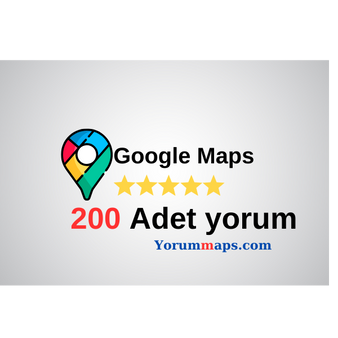 200 Adet Google maps yıldız olumlu yorum satın al