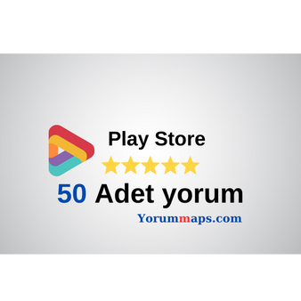 50 Adet Play store 5 yıldız olumlu yorum satın al